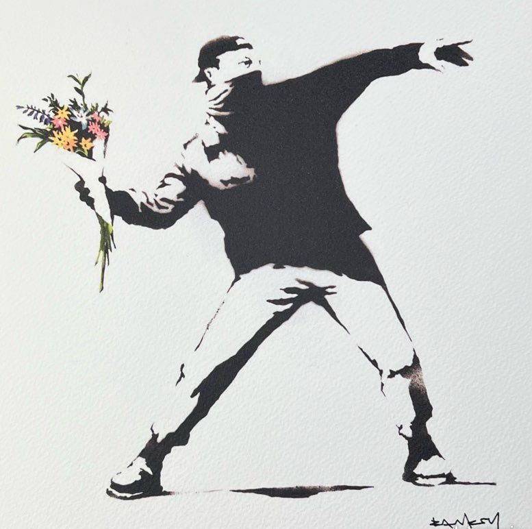 Annonce analysée : tirage encadré Flower Thrower